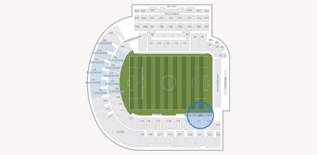 Providence Park Seating Chart