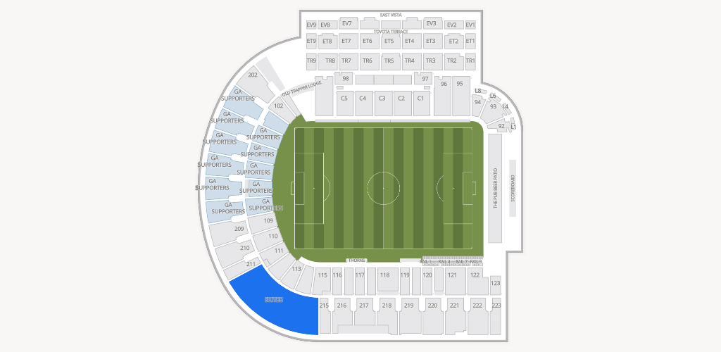 Providence Park Seating Chart