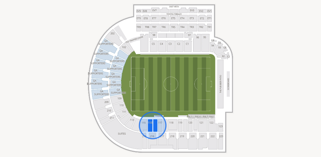 Providence Park Seating Chart