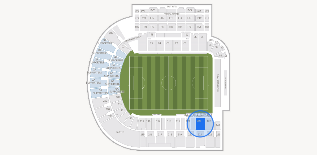 Providence Park Seating Chart