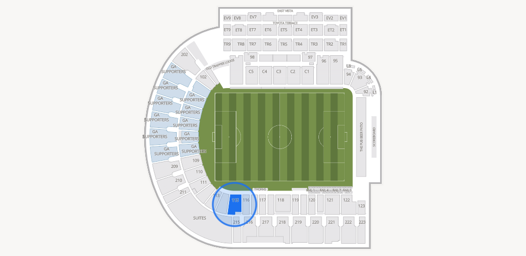 Providence Park Seating Chart