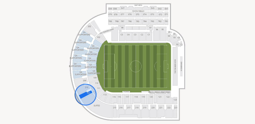 Providence Park Seating Chart