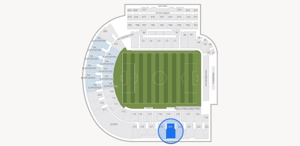 Providence Park Seating Chart
