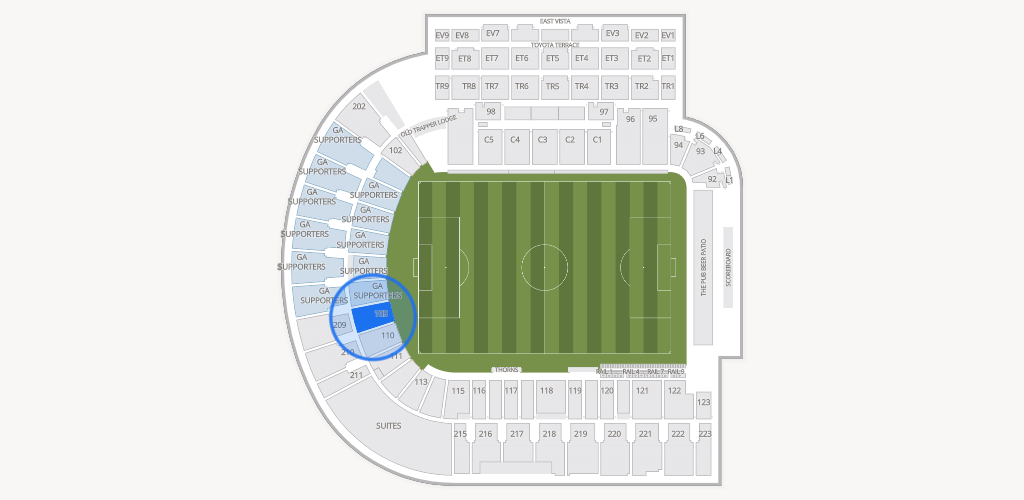 Providence Park Seating Chart