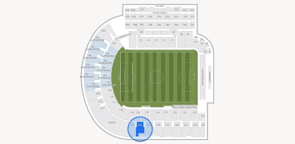 Providence Park Seating Chart