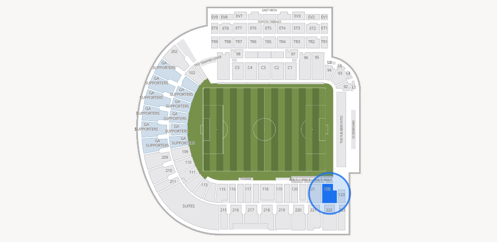 Providence Park Seating Chart