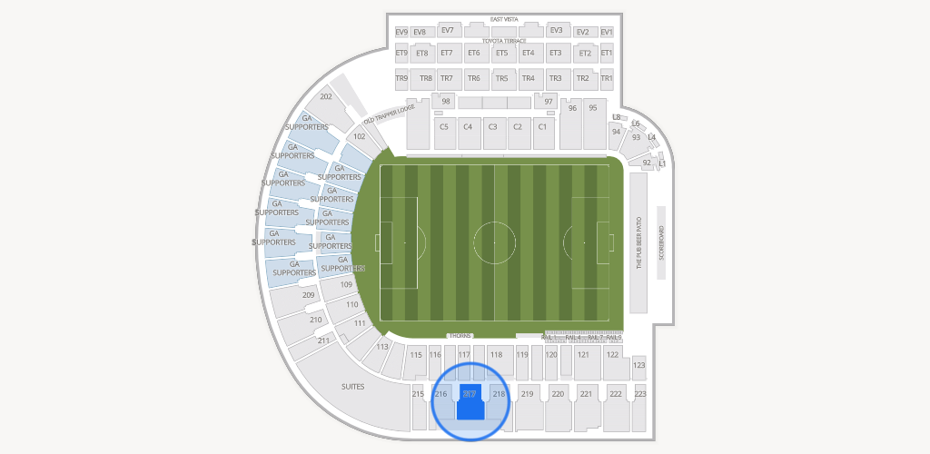 Providence Park Seating Chart