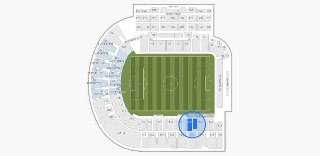 Providence Park Seating Chart