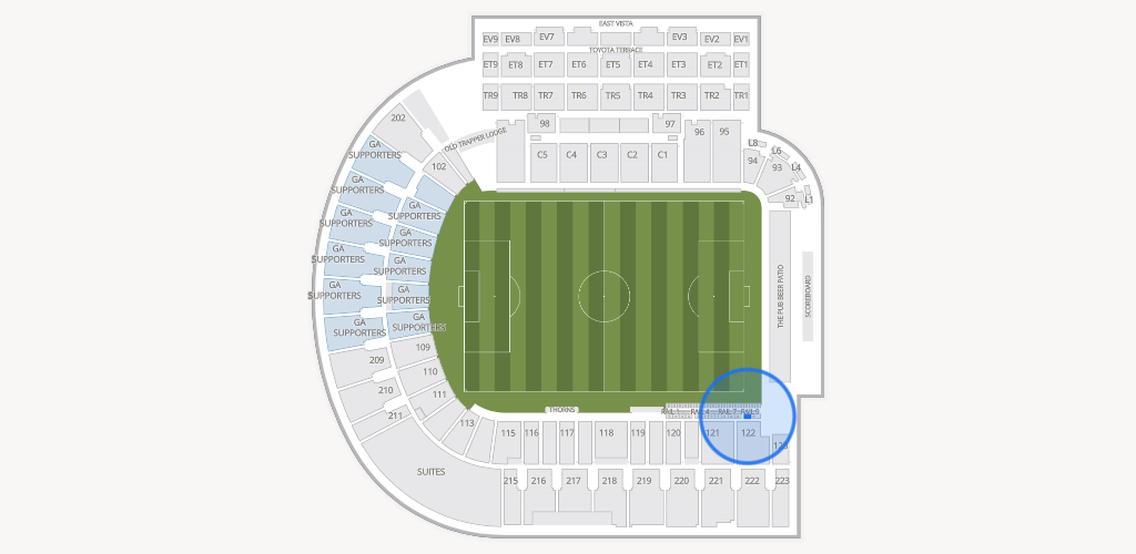 Providence Park Seating Chart