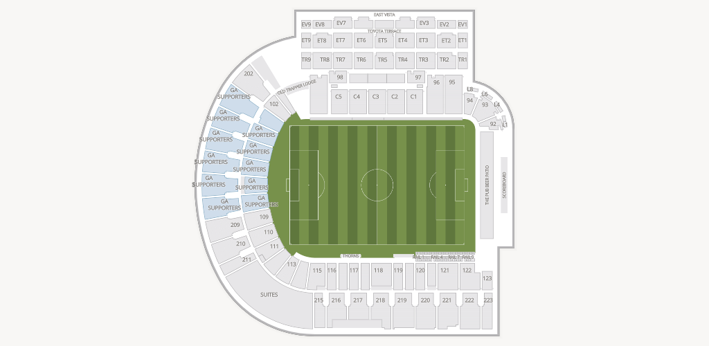 Providence Park Seating Chart