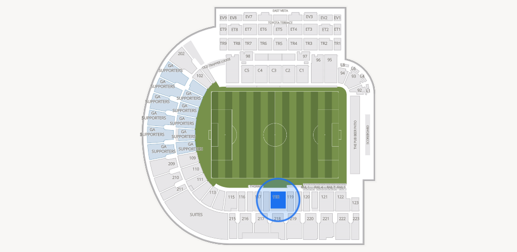 Providence Park Seating Chart
