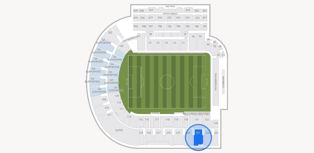 Providence Park Seating Chart