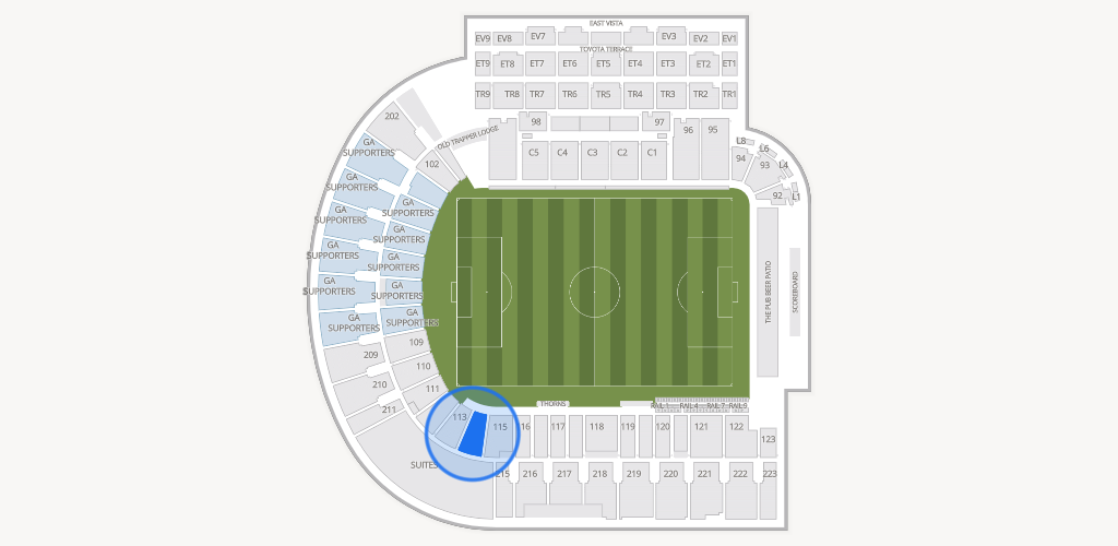 Providence Park Seating Chart