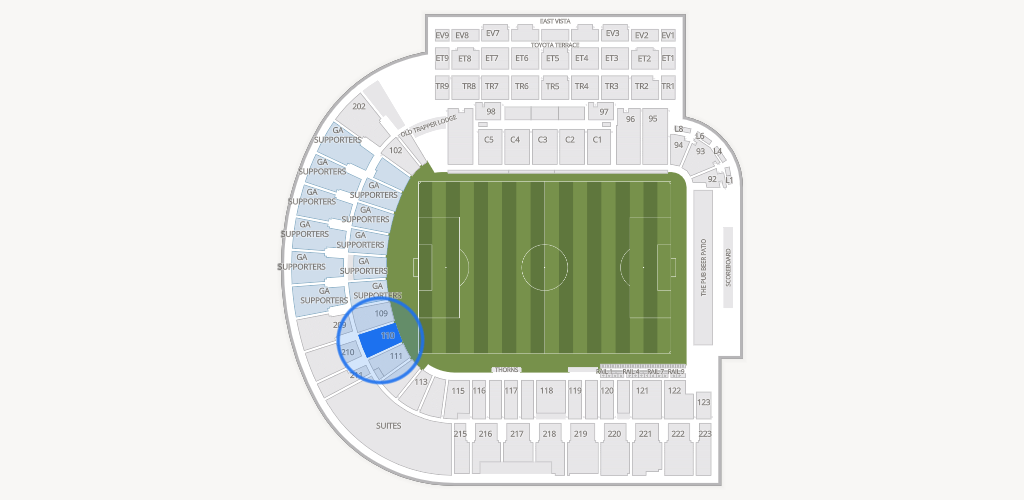 Providence Park Seating Chart