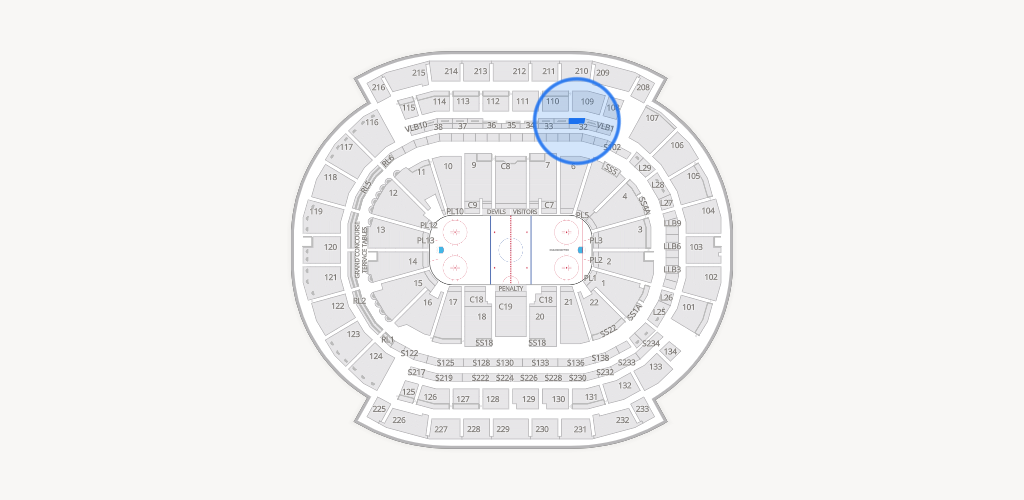 Prudential Center Seating Chart