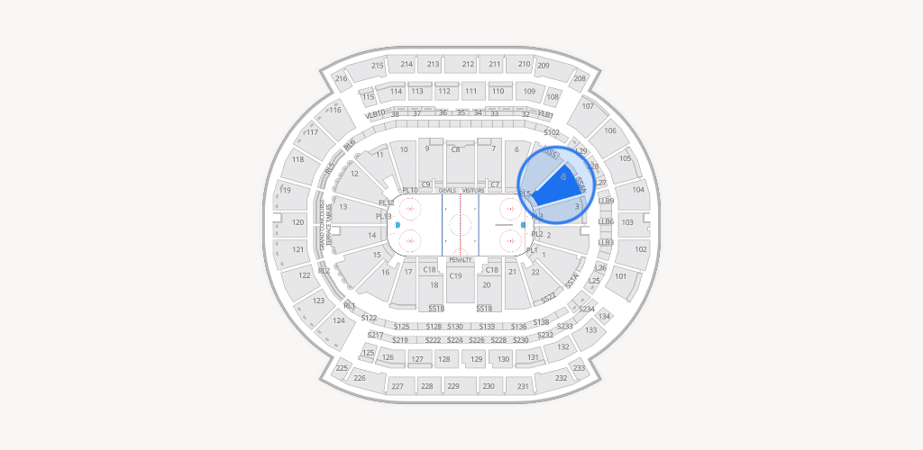 Prudential Center Seating Chart