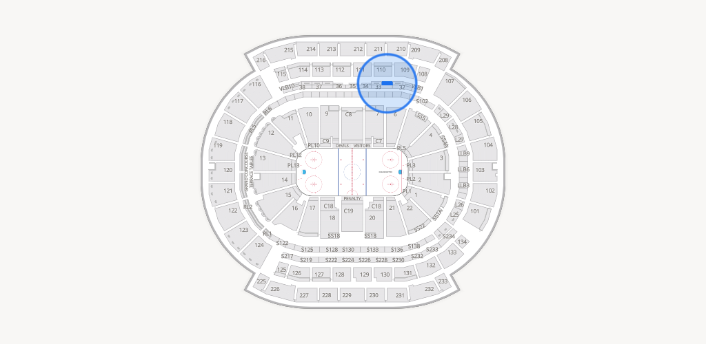 Prudential Center Seating Chart