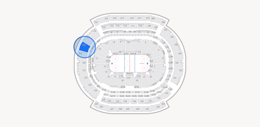 Prudential Center Seating Chart