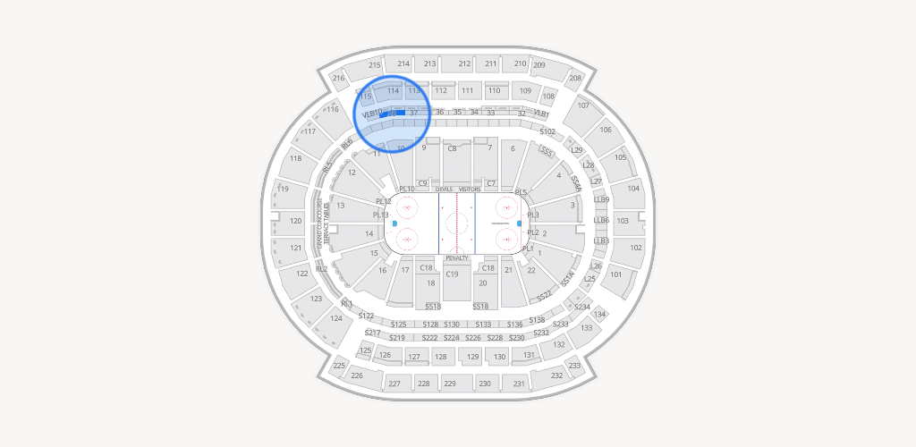Prudential Center Seating Chart