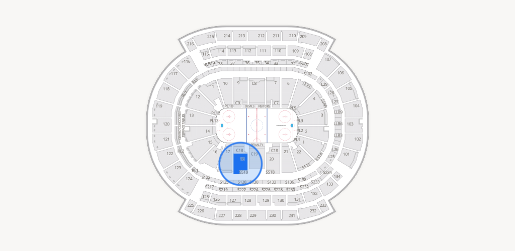 Prudential Center Seating Chart