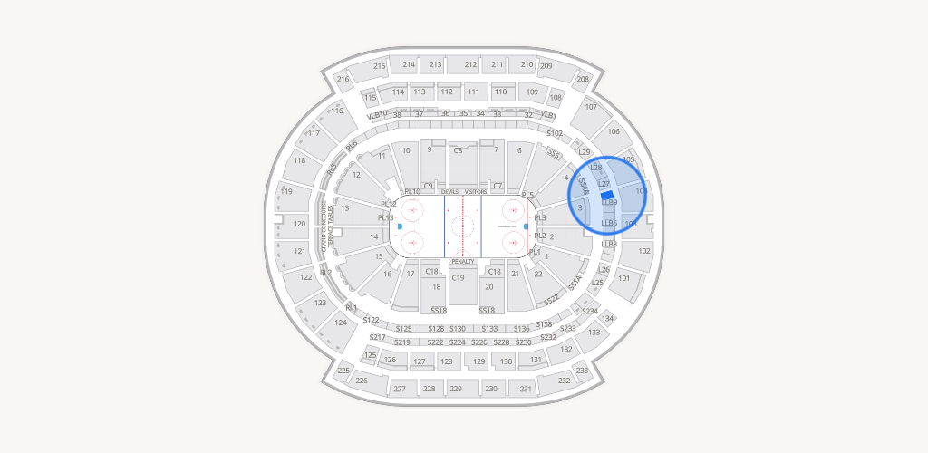 Prudential Center Seating Chart