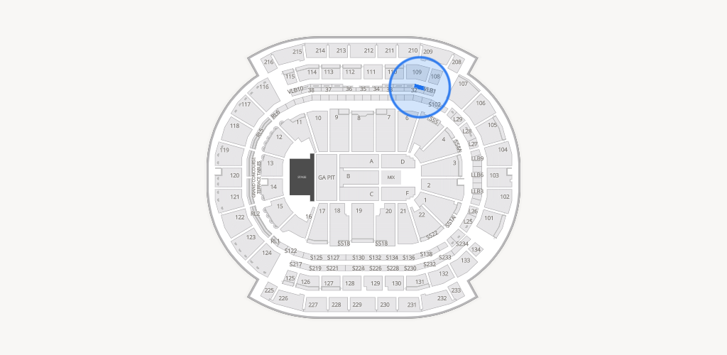 Prudential Center Seating Chart