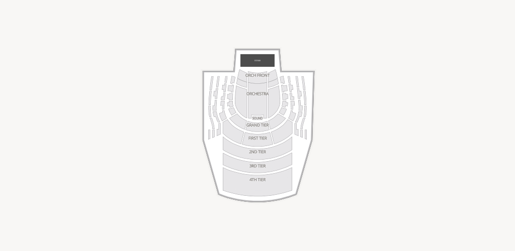 Prudential Hall at New Jersey Performing Arts Center Seating Chart