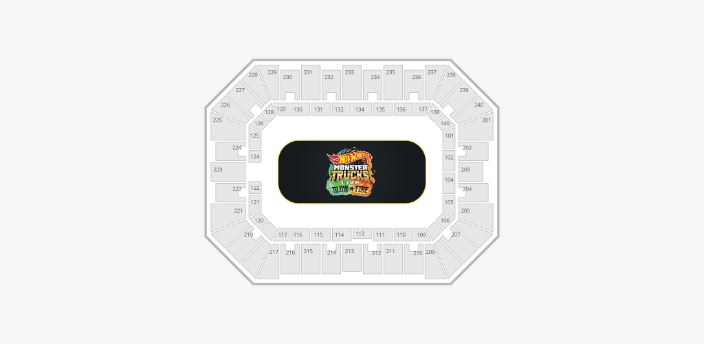 Raising Cane's River Center Seating Chart