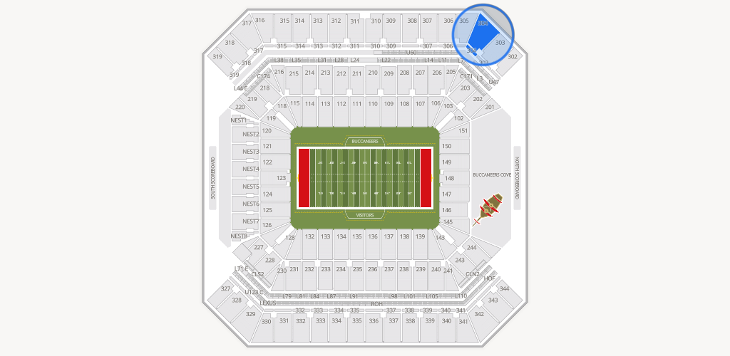 Raymond James Stadium Seating Chart