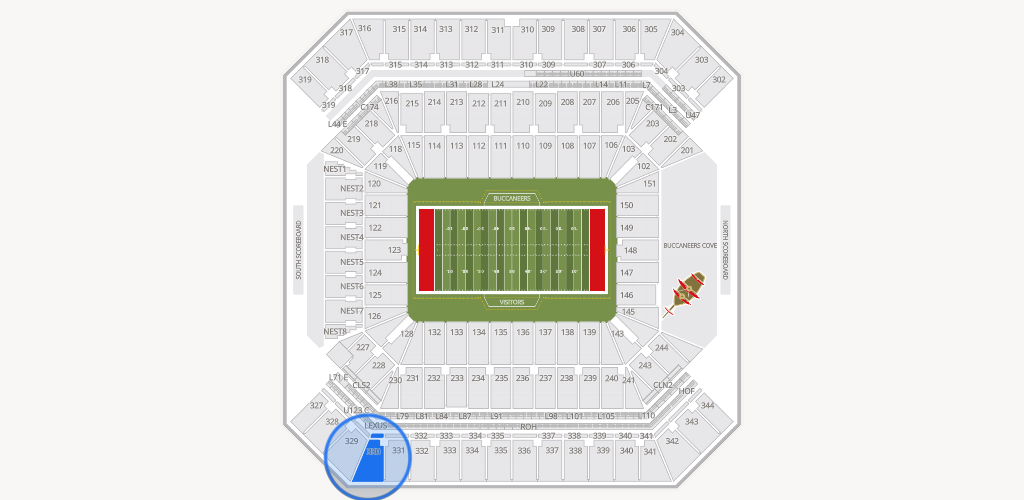 Raymond James Stadium Seating Chart