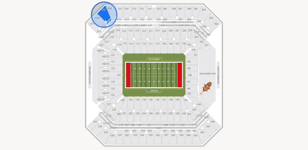 Raymond James Stadium Seating Chart
