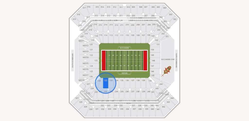 Raymond James Stadium Seating Chart