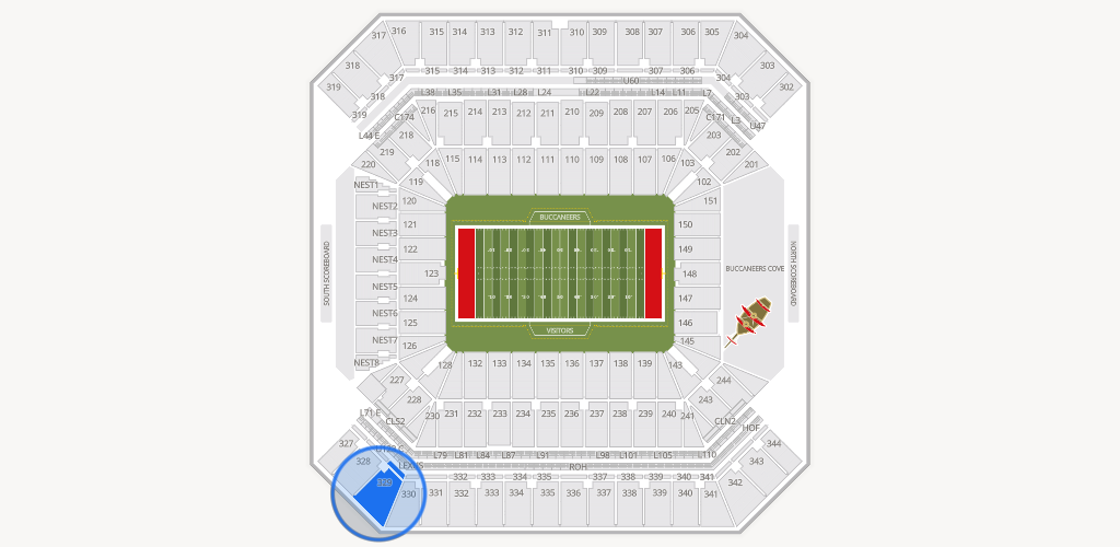 Raymond James Stadium Seating Chart
