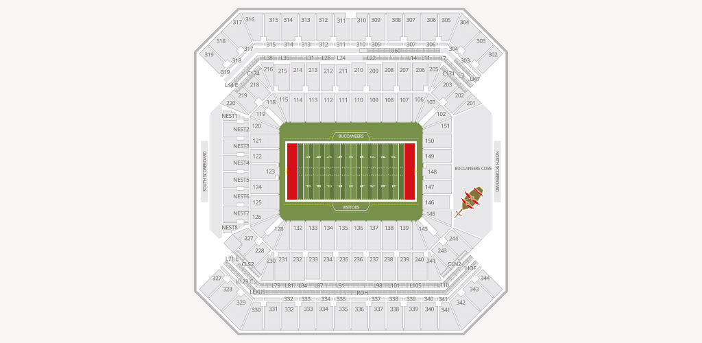 Raymond James Stadium Seating Chart