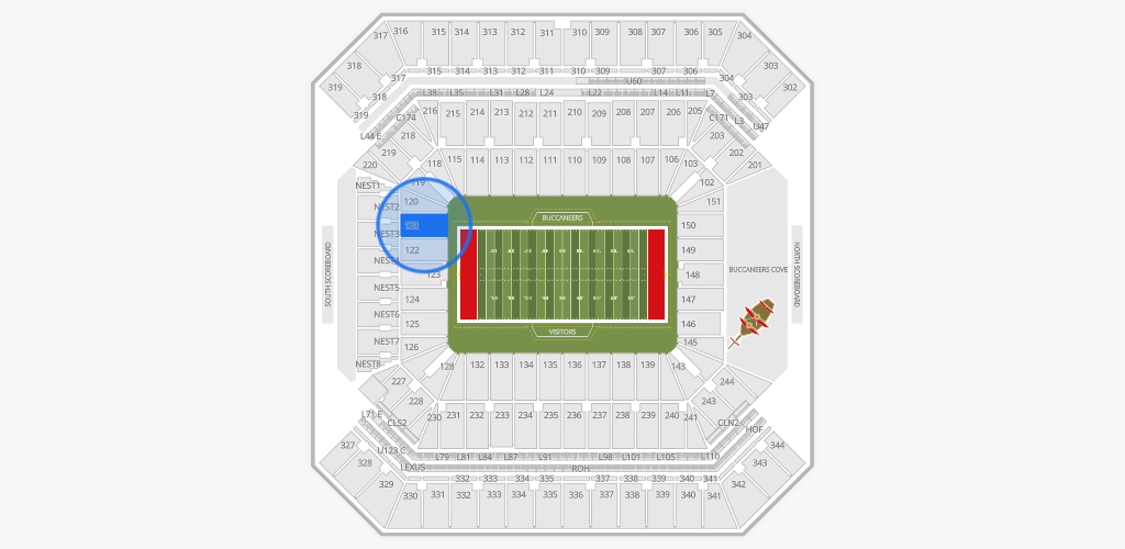 Raymond James Stadium Seating Chart