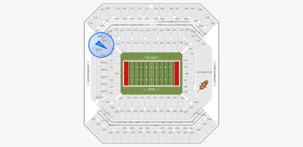 Raymond James Stadium Seating Chart