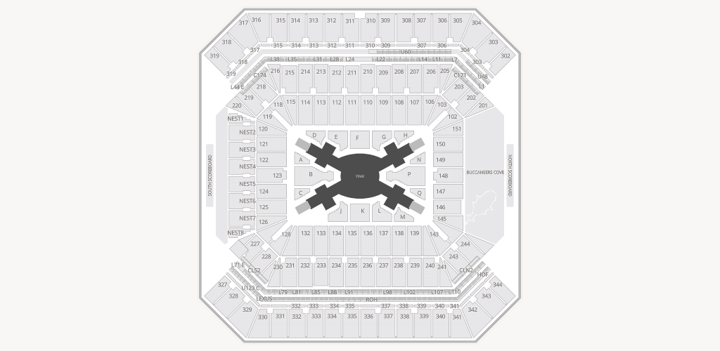 Raymond James Stadium Seating Chart