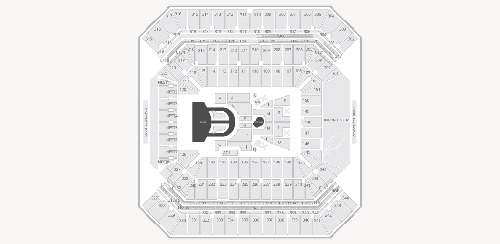 Raymond James Stadium Seating Chart