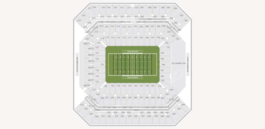 Raymond James Stadium Seating Chart