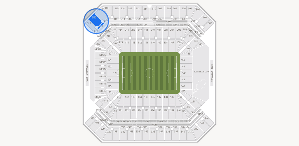 Raymond James Stadium Seating Chart