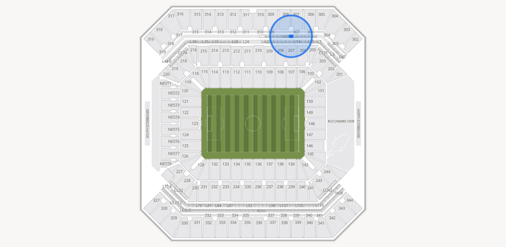 Raymond James Stadium Seating Chart
