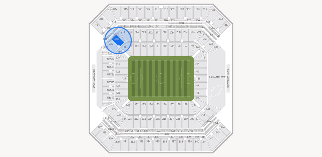 Raymond James Stadium Seating Chart
