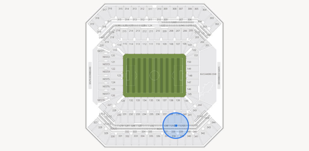 Raymond James Stadium Seating Chart