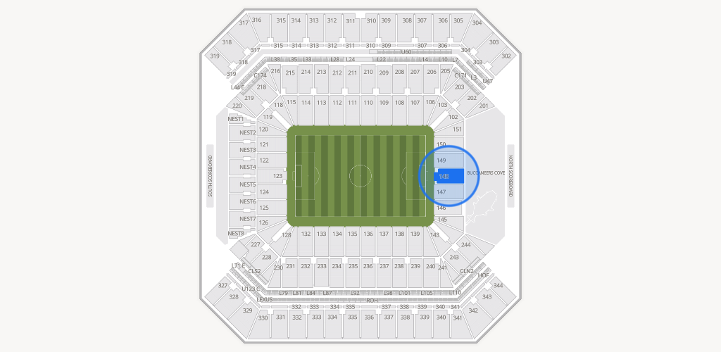 Raymond James Stadium Seating Chart