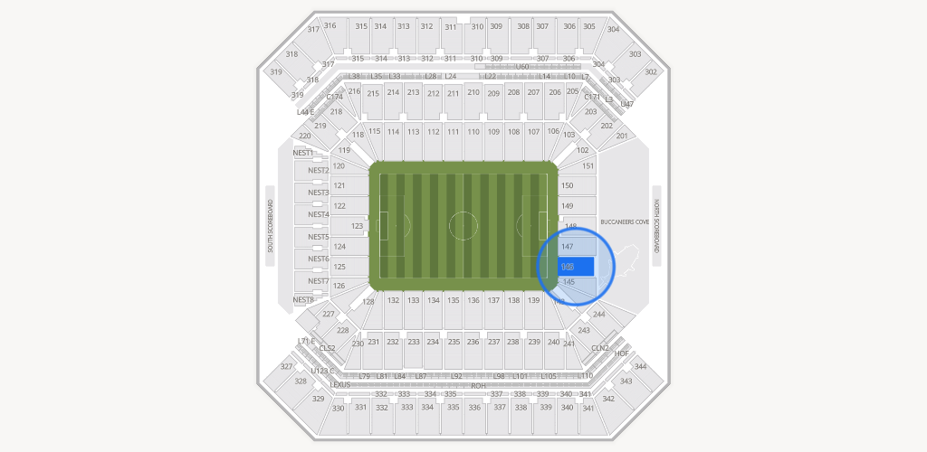 Raymond James Stadium Seating Chart