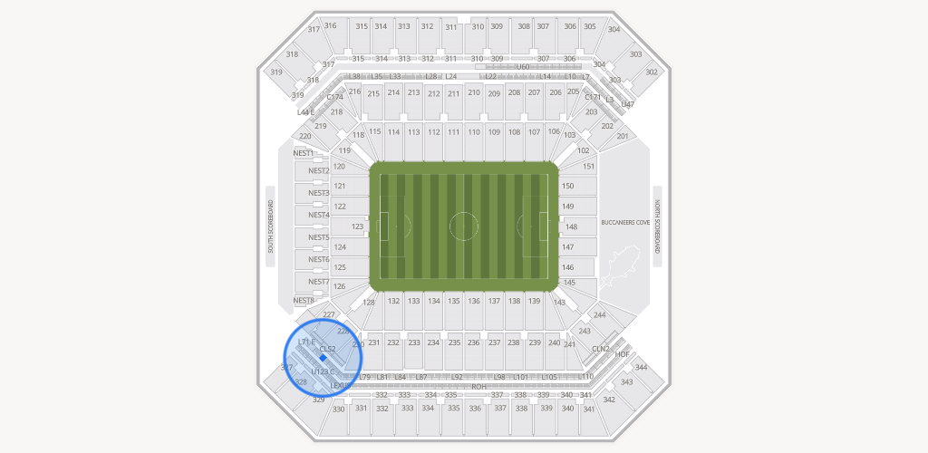 Raymond James Stadium Seating Chart