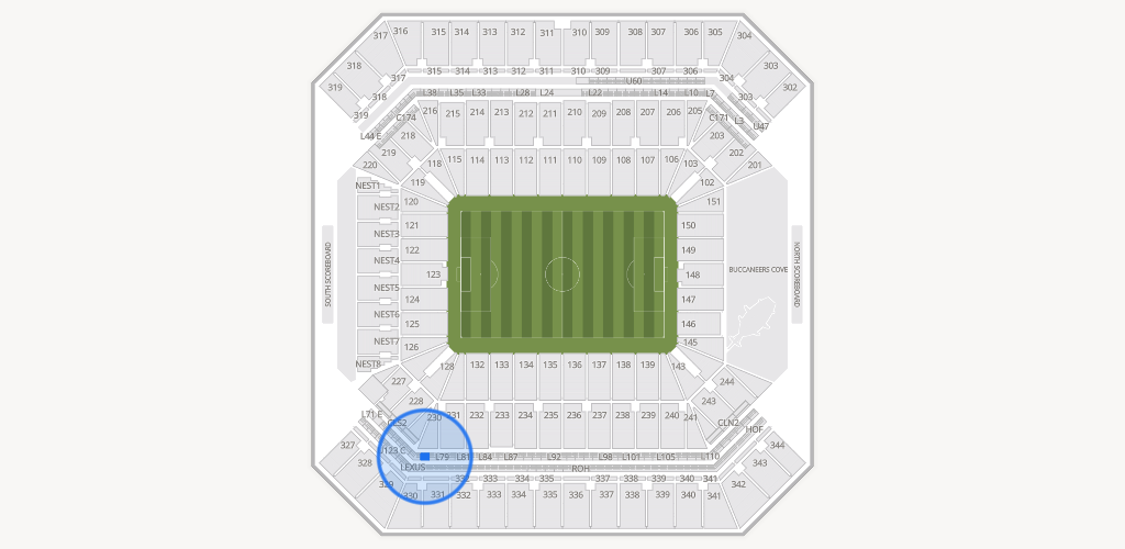Raymond James Stadium Seating Chart