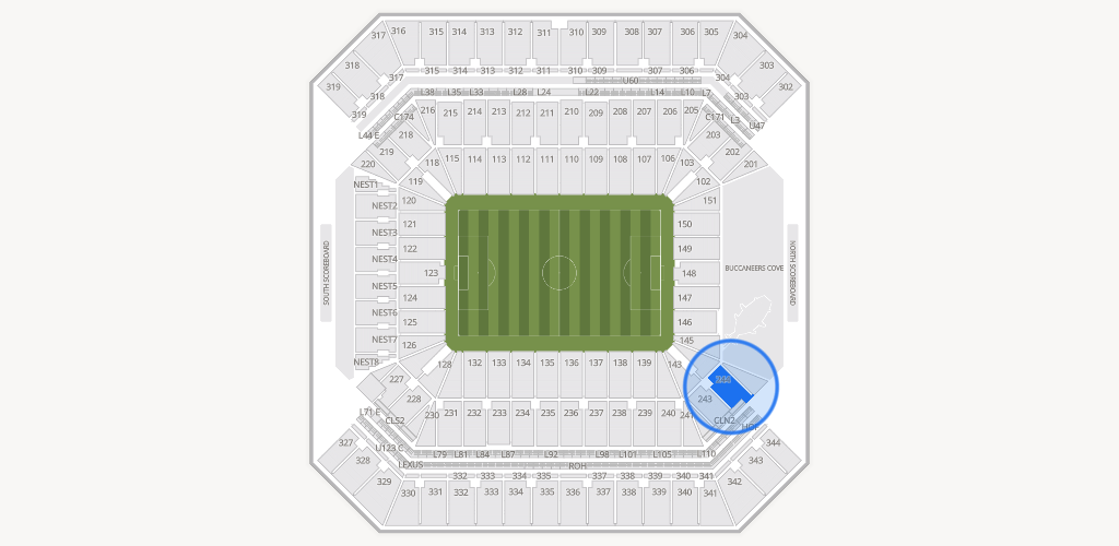 Raymond James Stadium Seating Chart