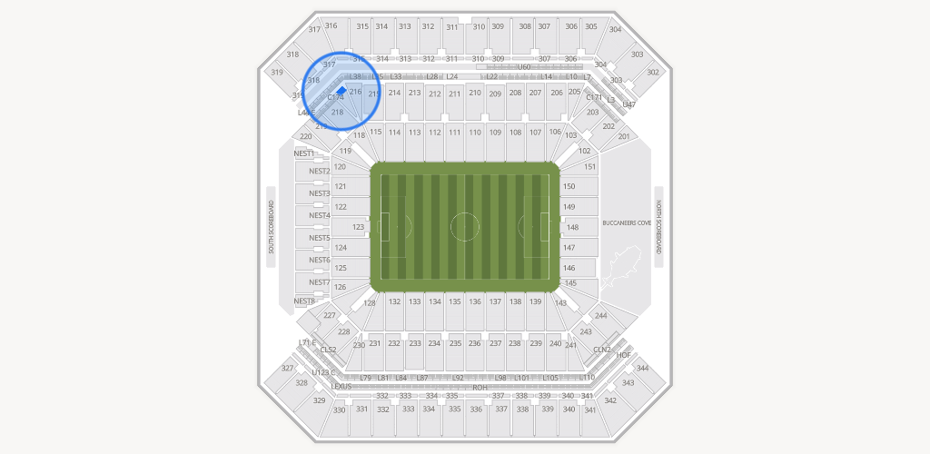 Raymond James Stadium Seating Chart
