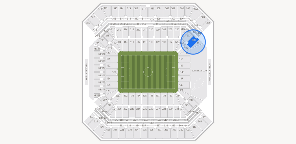 Raymond James Stadium Seating Chart